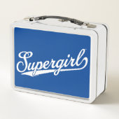 Lunch Box Logo du nom étoilé Supergirl Baseball (Dos)