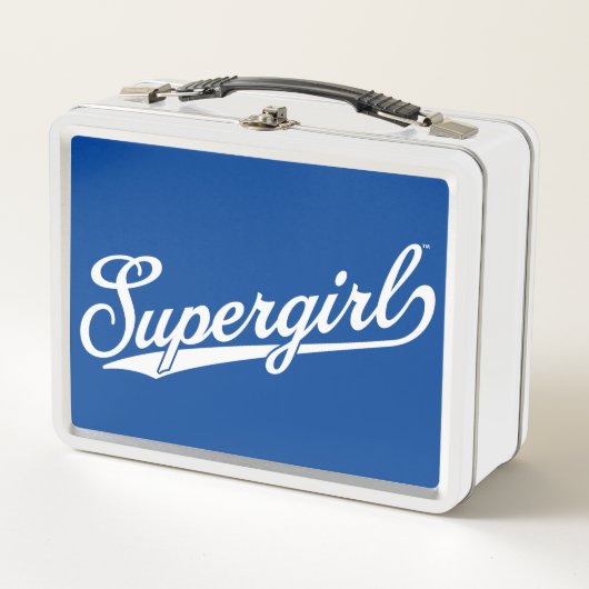 Lunch Box Logo du nom étoilé Supergirl Baseball (Devant)