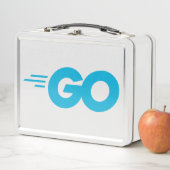 Lunch Box Logo Golang (Go Programming Language) (En situation)