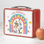 Lunch Box LOONEY TUNES™ - Celebrate Diversity Pride Rainbow (En situation)