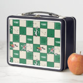 Lunch Box LOONEY TUNES™ Soccer Grid Pattern (En situation)