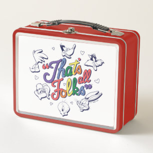 Lunch Box LOONEY TUNES™ - That's All Folks! Pride Badge