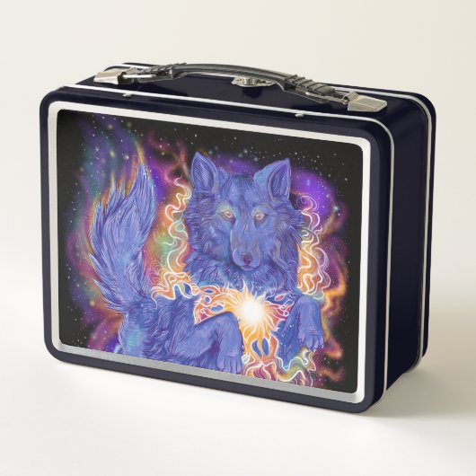 Lunch Box Loup cosmique (Dos)