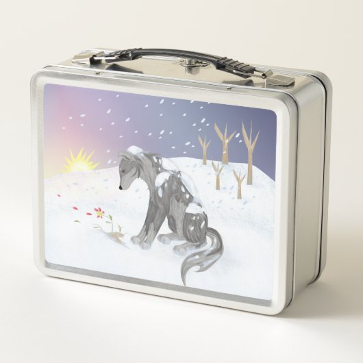 Lunch Box Loup d'hiver (Dos)