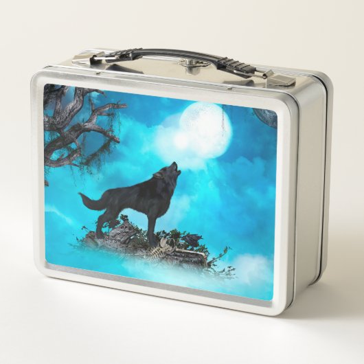 Lunch Box Loup impressionnant (Dos)