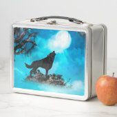 Lunch Box Loup impressionnant (En situation)
