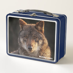 Lunch Box Loup solitaire
