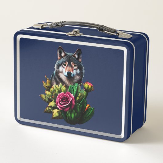 Lunch Box Loup trois (Devant)