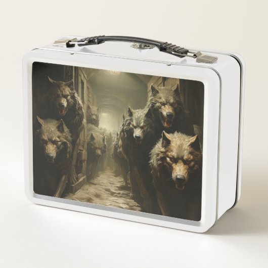 Lunch Box Loups effrayants (Dos)