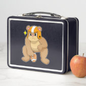 Lunch Box L'ours dans les sports de football (En situation)