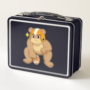 Lunch Box L'ours dans les sports de football