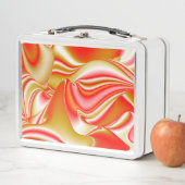Lunch Box Love and Gold Abstrait 3D Rainbowart (En situation)