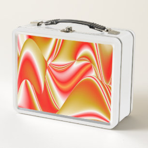 Lunch Box Love and Gold Abstrait 3D Rainbowart