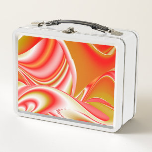 Lunch Box Love and Gold Abstrait 3D Rainbowart