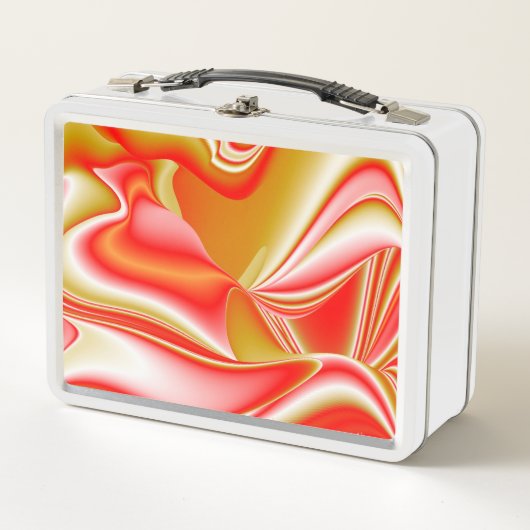 Lunch Box Love and Gold Abstrait 3D Rainbowart (Devant)