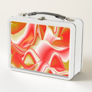 Lunch Box Love and Gold Abstrait 3D Rainbowart