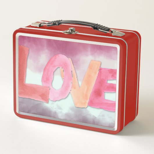 Lunch Box Love : Boîte à lunch WaterColor (Devant)