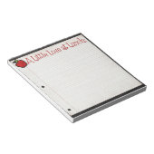 Lunch Box Love Note Notitieblok (Schuin)