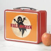 Lunch Box Lune fantôme d'Halloween (En situation)