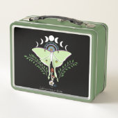 Lunch Box Lune Papillon Céleste Éthéré Vert Mystique (Dos)