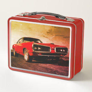 Lunch Box Lunette de voiture rouge