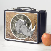 Lunch Box Lunette Rhino Safari Seal Wildlife (En situation)