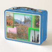 Lunch Box Lunette vintage Desert Landscape (Dos)