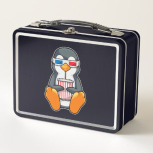 Lunch Box Lunettes de cinéma Penguin Coupe de boisson