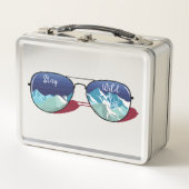 Lunch Box Lunettes de soleil de montagne (Devant)