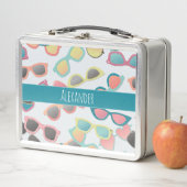 Lunch Box Lunettes de soleil rétro éparpillées Enfants (En situation)