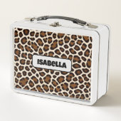 Lunch Box Luxe Populaire White Leopard Elegance Collection (Devant)