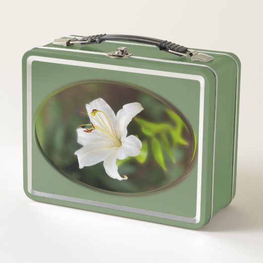 Lunch Box Lys blanc crépusculaire (Devant)