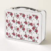 Lunch Box Lys de Noël rouges et blancs (Dos)