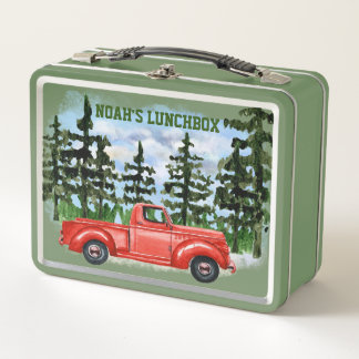 Lunch Box Ma boîte à lunch en métal de camion de ramassage r