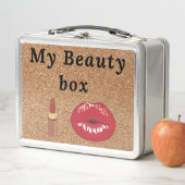 Lunch Box Ma boîte de beauté, coque de maquillage (En situation)