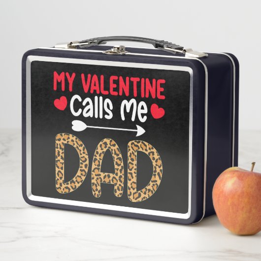 Lunch Box Ma Saint Valentin M'Appelle Papa Leopard Buffalo P (En situation)