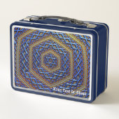 Lunch Box Magène métallique orné David (Dos)