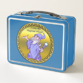 Lunch Box Magicien magicien or sorcière violet sorcière (Devant)