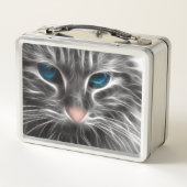 Lunch Box Magnifique Chat au Yeux Bleus (Dos)