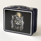 Lunch Box Magnifique chat Steampunk  (Devant)