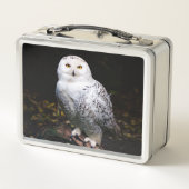 Lunch Box Magnifique harfang des neiges d'hiver (Dos)