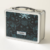 Lunch Box Main dessinée personnalisée Marine Life (Dos)