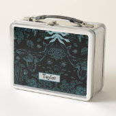 Lunch Box Main dessinée personnalisée Marine Life (Devant)