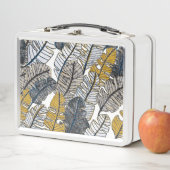 Lunch Box Main tirée : Feuilles tropicaux (En situation)