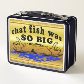 Lunch Box Mains séparées montrant un poisson et un bateau av (Dos)