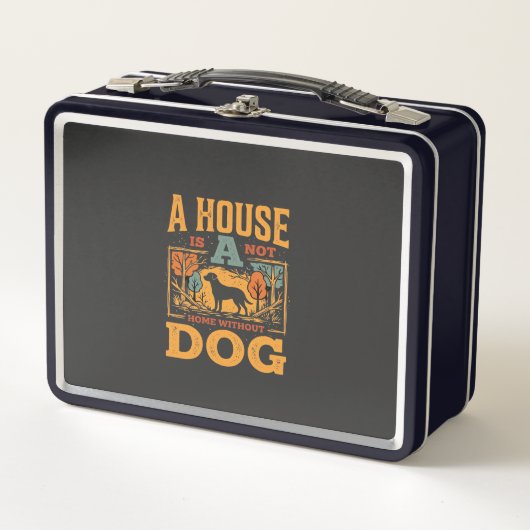 Lunch Box Maison de chien vintage (Devant)