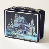 Lunch Box Maison d'hiver (Dos)