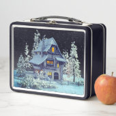 Lunch Box Maison d'hiver (En situation)