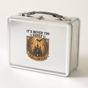 Lunch Box Maison hantée Halloween trop tôt Lune Chauve-souri
