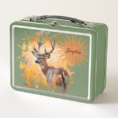 Lunch Box Majestic Deer in a Field of Wildflowers (Devant)